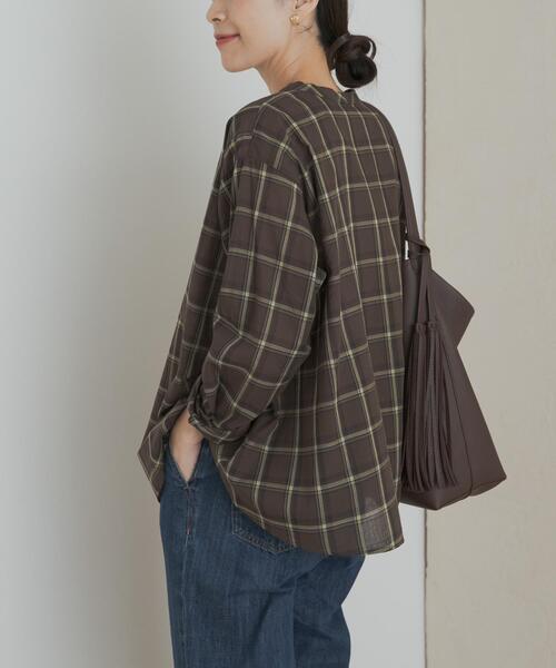 セール】チェックフレアブラウス（Tシャツ/カットソー）｜URBAN