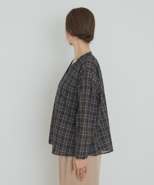 セール】チェックフレアブラウス（Tシャツ/カットソー）｜URBAN