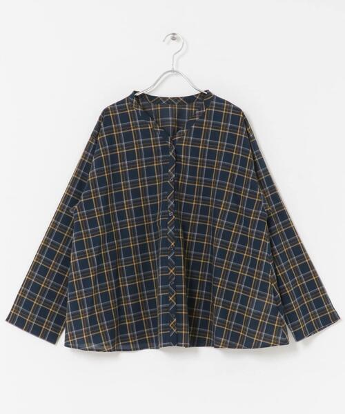 セール】チェックフレアブラウス（Tシャツ/カットソー）｜URBAN