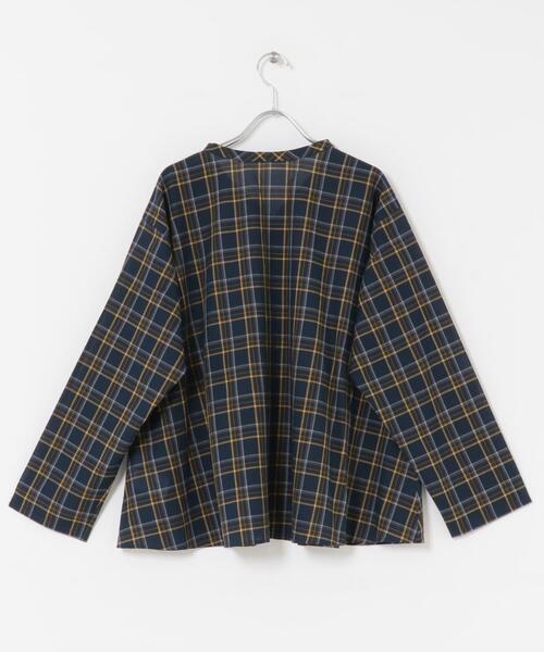 セール】チェックフレアブラウス（Tシャツ/カットソー）｜URBAN