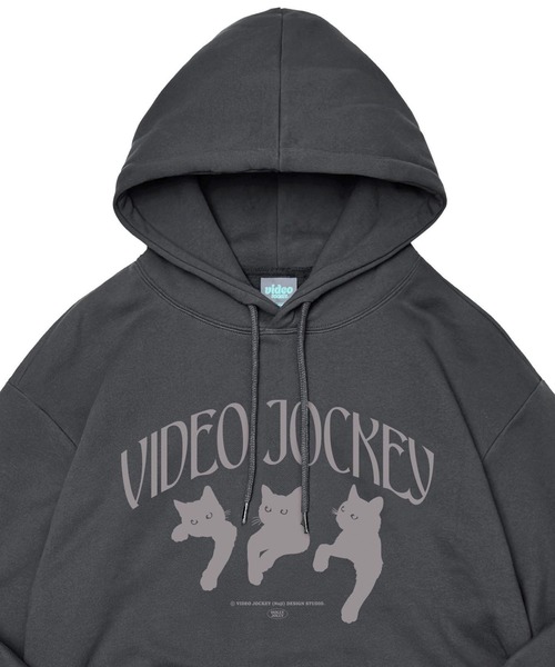 セール】【UNISEX】VIDEO JOCKEY／NYANGNYANGフーディー（パーカー