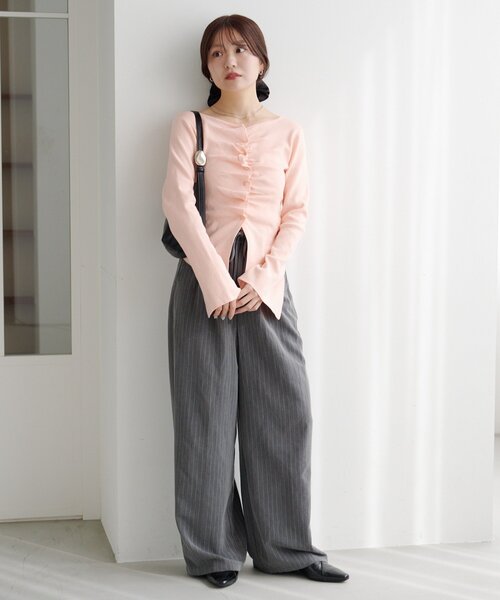 Kastane ベージュ Kastane（カスタネ）の「*【フード取り外し可】ラグランショート