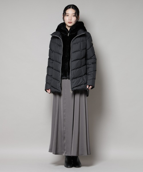 CAPEHORN(ケープホーン)の「CAPE HORN/ALVAREZ(ダウンジャケット/コート・レディース・ブラック/ライトベージュ・40/42)」の20枚目の写真