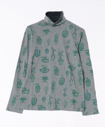 SUPER HAKKA（スーパーハッカ）の「SUPER　HAKKA×保坂優子　「暮らしを彩る」プリント度甘天竺タートルカットソー（Tシャツ/カットソー）」