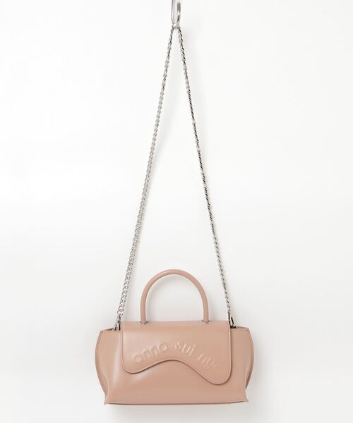 ANNA SUI NYC(アナ スイ エヌ ワイ シー)の「ANNA SUI NYC/アナ スイ エヌワイシー/ウェーブハンドバッグ(トートバッグ・レディース・ブラック/ピンク/レッド・F)」の6枚目の写真