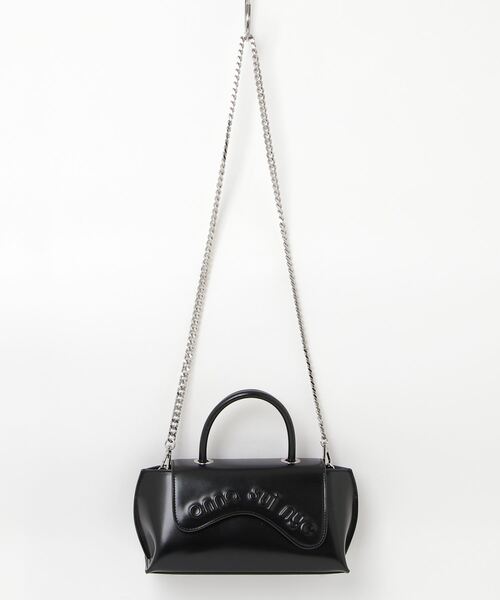 ANNA SUI NYC(アナ スイ エヌ ワイ シー)の「ANNA SUI NYC/アナ スイ エヌワイシー/ウェーブハンドバッグ(トートバッグ・レディース・ブラック/ピンク/レッド・F)」の4枚目の写真