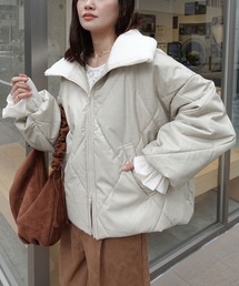 CORNERS（コーナーズ）の「コーデを考えなくていい、主役アウター。ビンテージプリントフェイクレザーブルゾン（ダウンジャケット/コート）」