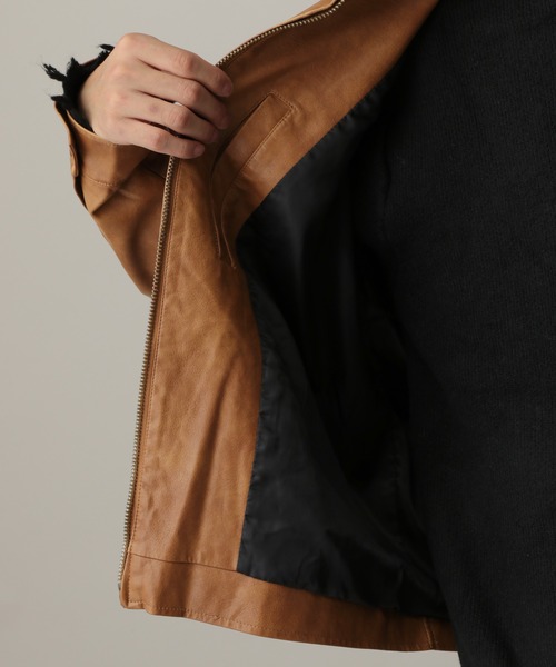 vintage レザージャケット SEN TOKYO ブルゾン アウター ヴィンテージライクな雰囲気がたまらない