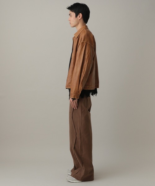 V2(ブイツー)の「V2/Vintage レザージャケット(ブルゾン・メンズ・ブラウン・MEDIUM/LARGE)」の9枚目の写真