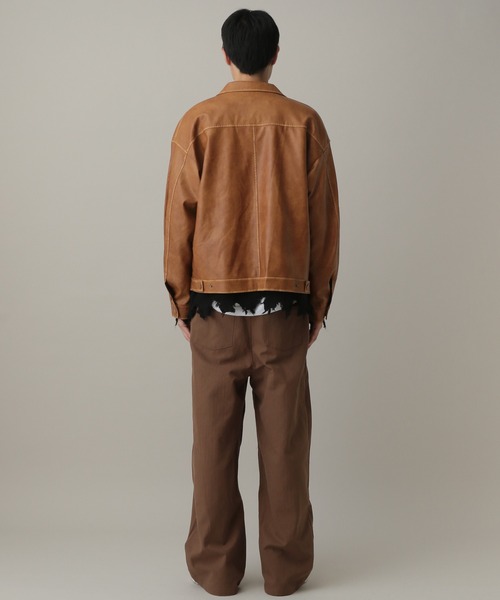 V2(ブイツー)の「V2/Vintage レザージャケット(ブルゾン・メンズ・ブラウン・MEDIUM/LARGE)」の10枚目の写真