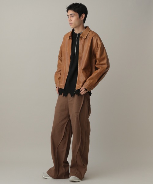 セール】V2／Vintage レザージャケット（ブルゾン）｜V2（ブイツー）の