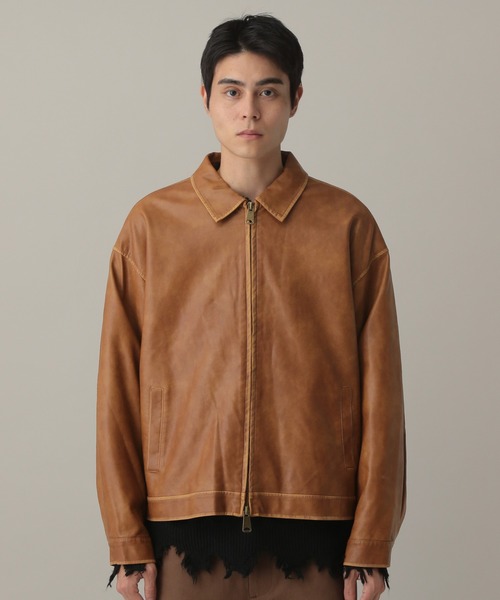 【最終価格】litmus vintage レザーブルゾン レザージャケット sakishimatokyo レザージャケット ライダース 新色追加「選べる2タイプ