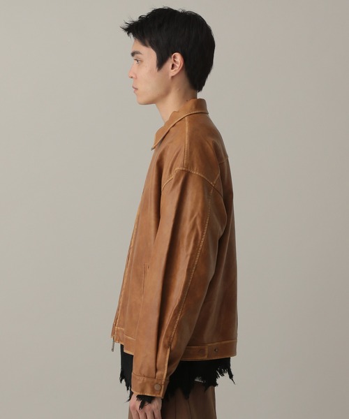 セール】V2／Vintage レザージャケット（ブルゾン）｜V2（ブイツー）の