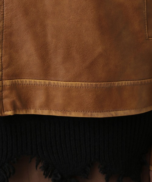 V2(ブイツー)の「V2/Vintage レザージャケット(ブルゾン・メンズ・ブラウン・MEDIUM/LARGE)」の19枚目の写真