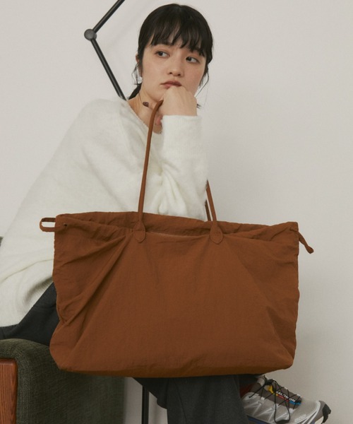 A4サイズ収納可能】ナイロンビッグトート（トートバッグ）｜MERLOT
