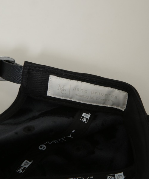 NANO universe（ナノユニバース）の「｢MC｣coveross(R)NEWERA 別注フリースボンディングキャップ（キャップ・メンズ・ブラック/ブラウン・FREE）」の10枚目の写真