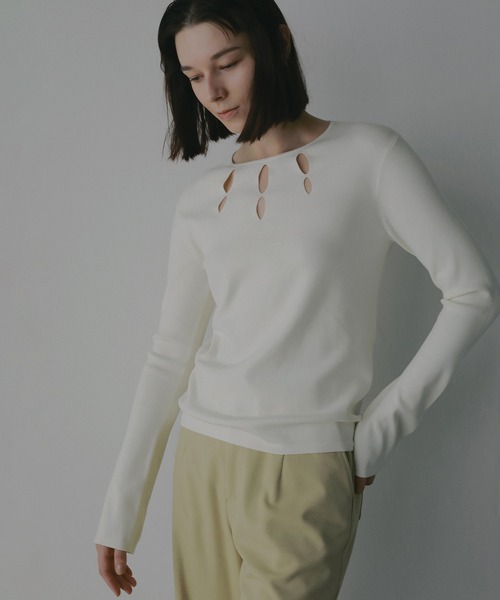 HOLE KNIT TOPS（ニット/セーター）｜MANOF（マノフ）のファッション