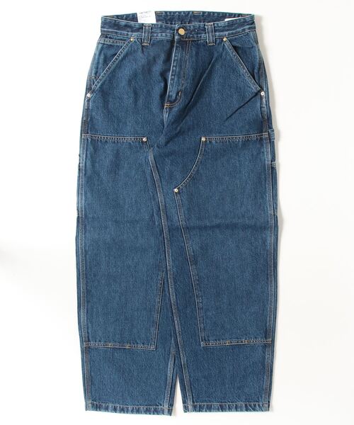 Carhartt WIP(カーハートダブリューアイピー)の「NASH DOUBLEKNEE PANT(その他パンツ・メンズ・ブラック/ブルー系その他・X-SMALL/MEDIUM/LARGE/SMALL)」の1枚目の写真