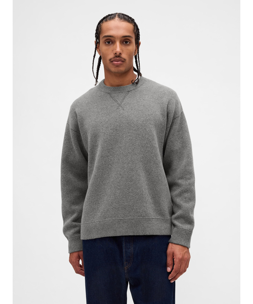 セール】ヘビーウェイト CashSoft カシミヤタッチ クルーネック