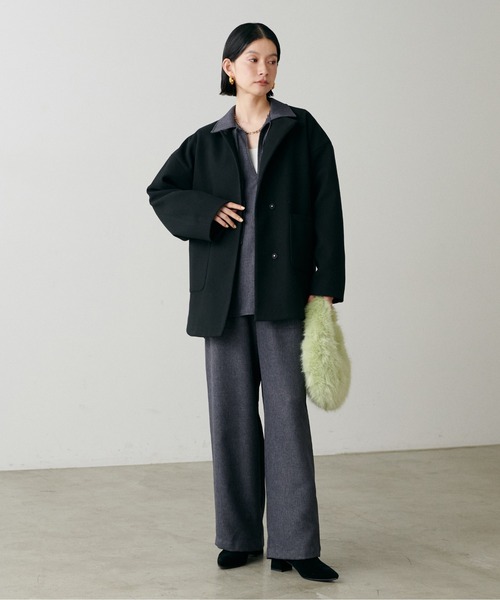 LARUTA(ラルータ)の「【LARUTA】ツイードライクイージーパンツ(その他パンツ・レディース・ブラック/ブラウン・MEDIUM)」の10枚目の写真