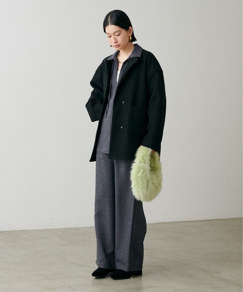LARUTA(ラルータ)の「【LARUTA】ツイードライクイージーパンツ(その他パンツ・レディース・ブラック/ブラウン・MEDIUM)」の11枚目の写真
