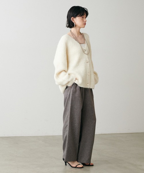LARUTA(ラルータ)の「【LARUTA】ツイードライクイージーパンツ(その他パンツ・レディース・ブラック/ブラウン・MEDIUM)」の16枚目の写真