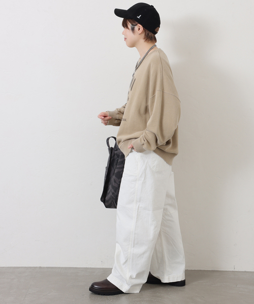 JOURNAL STANDARD LUXE（ジャーナルスタンダード　ラックス）の「ダック ベイカーパンツ（その他パンツ・レディース・カーキ/ホワイト・SMALL/MEDIUM）」の7枚目の写真