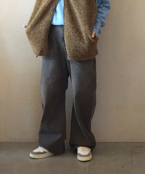 JOURNAL STANDARD LUXE（ジャーナルスタンダード　ラックス）の「ダック ベイカーパンツ（その他パンツ・レディース・カーキ/ホワイト・SMALL/MEDIUM）」の9枚目の写真