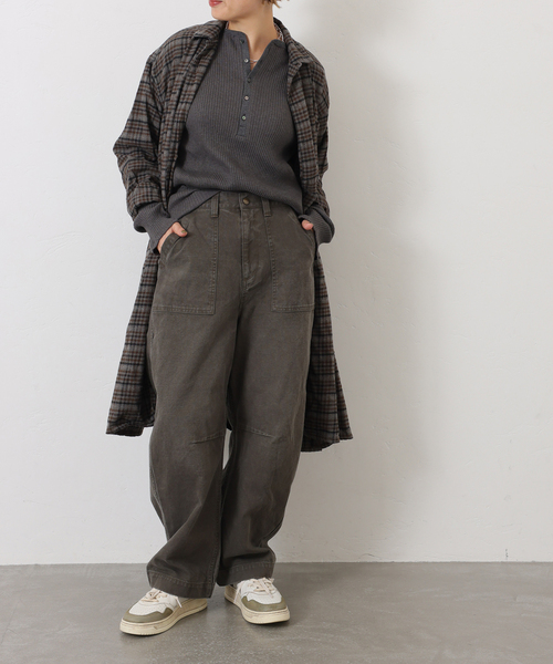 JOURNAL STANDARD LUXE（ジャーナルスタンダード　ラックス）の「ダック ベイカーパンツ（その他パンツ・レディース・カーキ/ホワイト・SMALL/MEDIUM）」の13枚目の写真