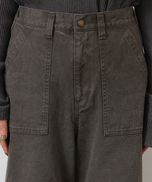 JOURNAL STANDARD LUXE（ジャーナルスタンダード　ラックス）の「ダック ベイカーパンツ（その他パンツ・レディース・カーキ/ホワイト・SMALL/MEDIUM）」の19枚目の写真