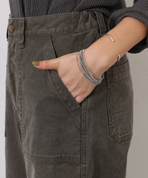 JOURNAL STANDARD LUXE（ジャーナルスタンダード　ラックス）の「ダック ベイカーパンツ（その他パンツ・レディース・カーキ/ホワイト・SMALL/MEDIUM）」の21枚目の写真