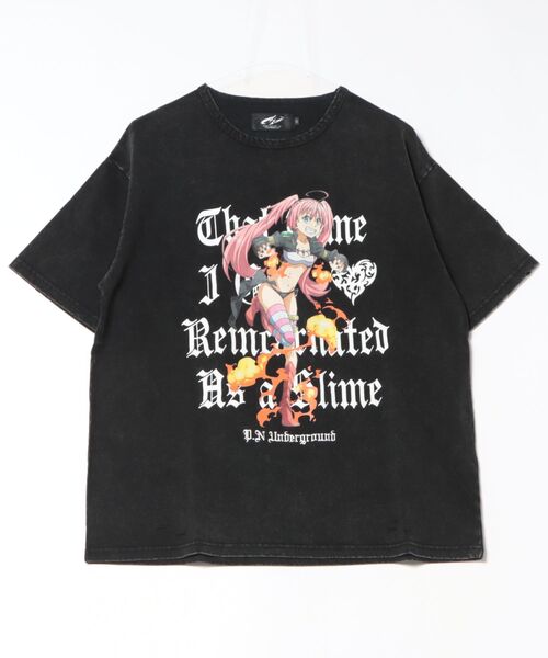 JUGLANS(ユグランス)の「【P.N.UNDERGROUND/ピー.エヌ アンダーグラウンド】ミリムダメージTEE(Tシャツ/カットソー・メンズ・ホワイト/ブラック/グレー・M/L)」の3枚目の写真