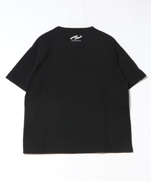 JUGLANS(ユグランス)の「【P.N.UNDERGROUND/ピー.エヌ アンダーグラウンド】ミリムダメージTEE(Tシャツ/カットソー・メンズ・ホワイト/ブラック/グレー・M/L)」の4枚目の写真