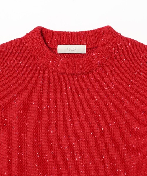 B:MING by BEAMS（ビーミングバイビームス）の「ステッチ ニット（ニット/セーター・レディース・グレー/レッド/ネイビー・ONE SIZE）」の12枚目の写真