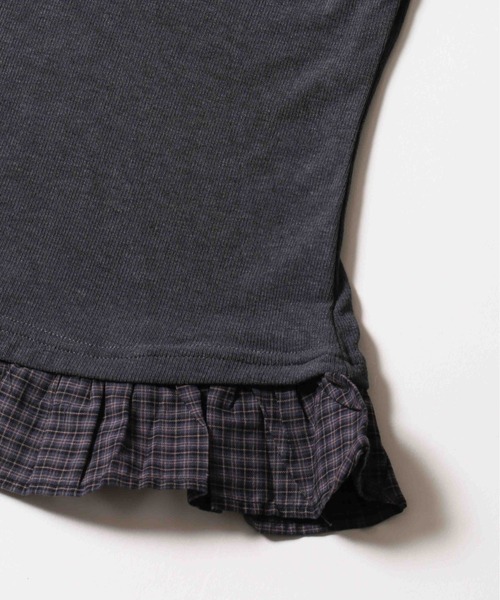 PHILLY(フィリー)の「《2点セット》チョーカーセットチェックヘムフリルトップス(Tシャツ/カットソー・レディース・グレー/ブラウン・FREE)」の17枚目の写真
