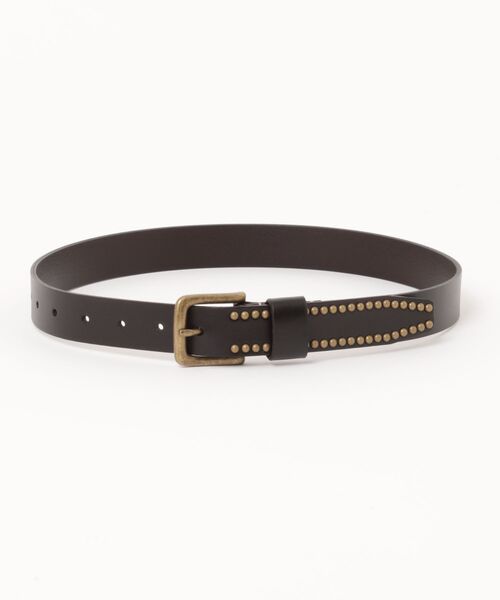 Chadwick チャドウィック】牛革 剣先スタッズ レザーベルト［UNISEX