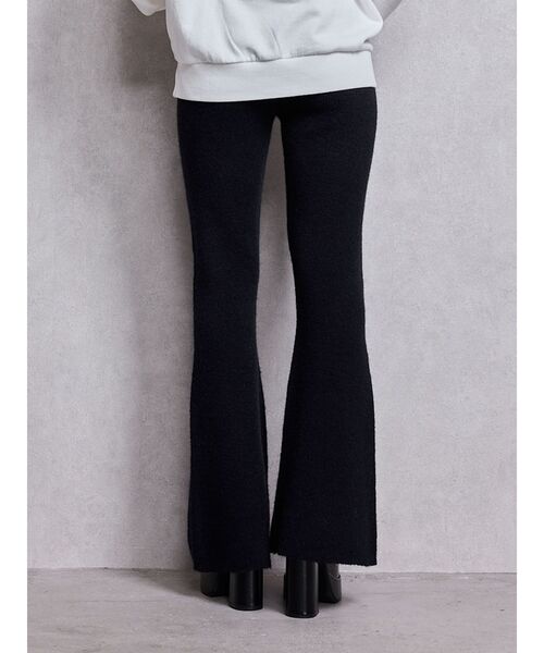 GYDA(ジェイダ)の「ニットフレアパンツ(その他パンツ・レディース・チャコールグレー/ブラック・FREE)」の9枚目の写真