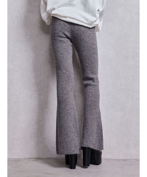 GYDA(ジェイダ)の「ニットフレアパンツ(その他パンツ・レディース・チャコールグレー/ブラック・FREE)」の11枚目の写真