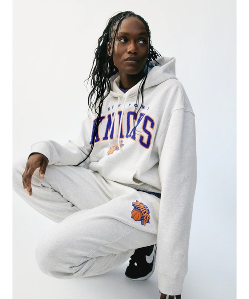 セール】NBA ニューヨーク ニックス ロゴ ヘビーウェイトパーカー