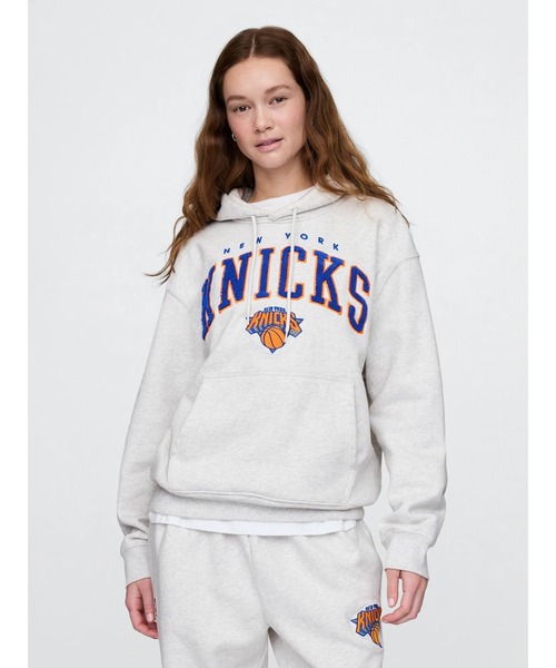 セール】NBA ニューヨーク ニックス ロゴ ヘビーウェイトパーカー