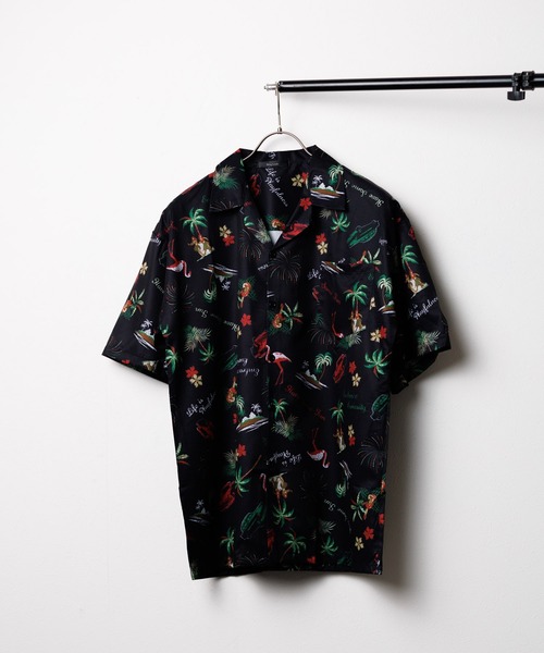 ARCHIVER（アーカイバ）の「【RES】【Bling leads】オープンカラー　オーバーサイズアロハシャツ（シャツ/ブラウス・メンズ・B/A・FREE）」の2枚目の写真