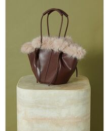 SNIDEL | ファーバケットバッグ(ハンドバッグ)