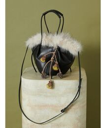 SNIDEL | ファーバケットバッグ(ハンドバッグ)