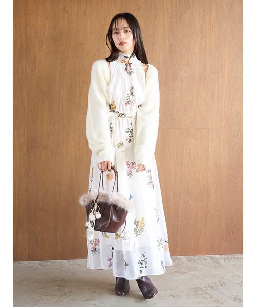 SNIDEL（スナイデル）の「ファーバケットバッグ（ハンドバッグ・レディース・アイボリー/ブラック/ブラウン・F）」の21枚目の写真