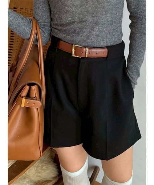 ベルト付きショートパンツ（その他パンツ）｜LILY BROWN（リリー