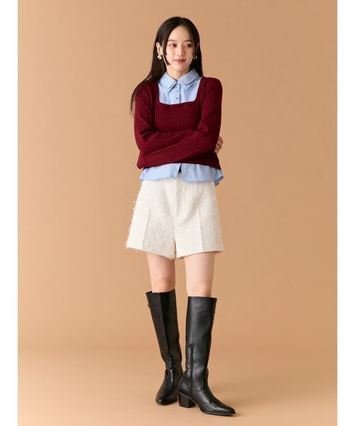 ベルト付きショートパンツ（その他パンツ）｜LILY BROWN（リリー