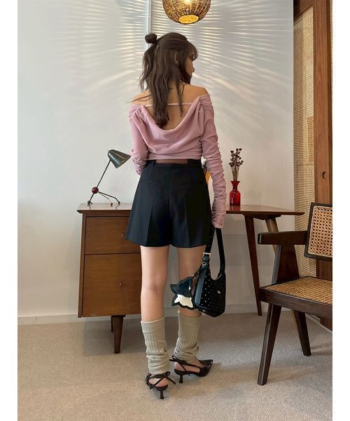 ベルト付きショートパンツ（その他パンツ）｜LILY BROWN（リリー