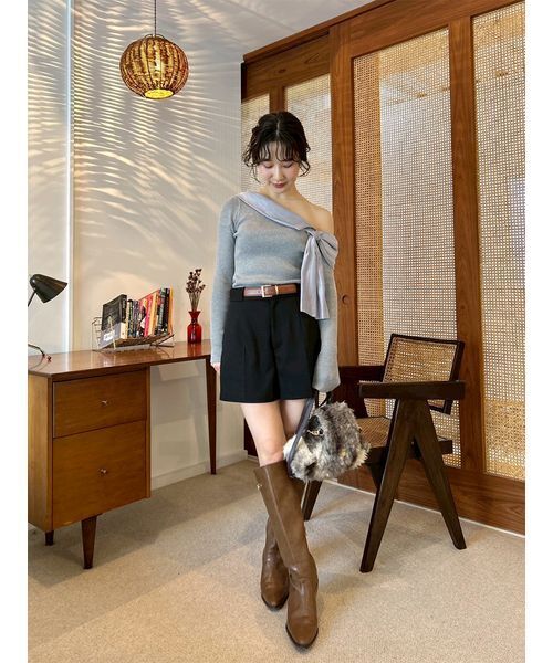 ベルト付きショートパンツ（その他パンツ）｜LILY BROWN（リリー