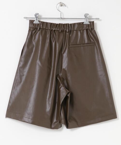 セール】ハーフレザーパンツ（その他パンツ）｜ITEMS URBANRESEARCH