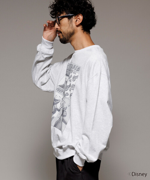 Firsthand（ファーストハンド）の「Firsthand/ファーストハンド ［The Muppets / ザ・マペッツ］ MAPPETS COMIC CREWNECK SWEAT / フロントプリント クルーネックスウェット（スウェット・メンズ・ブラック/グレー・M/L）」の7枚目の写真